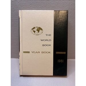 1981 World Book Year Book Review of 1980 Events Encyclopedia Supplement‎ Vintage